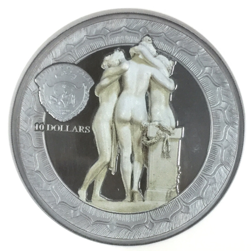 NGC鑑定品 PF 70 ULTRA CAMEO パラオ 2020 スリーグレイセス 10ドル 銀貨